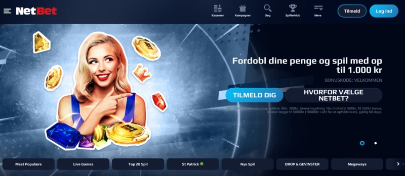 NetBet Homepage
